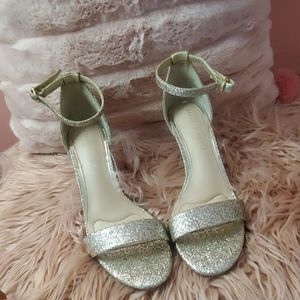 Kelly & Katie Gold Heels